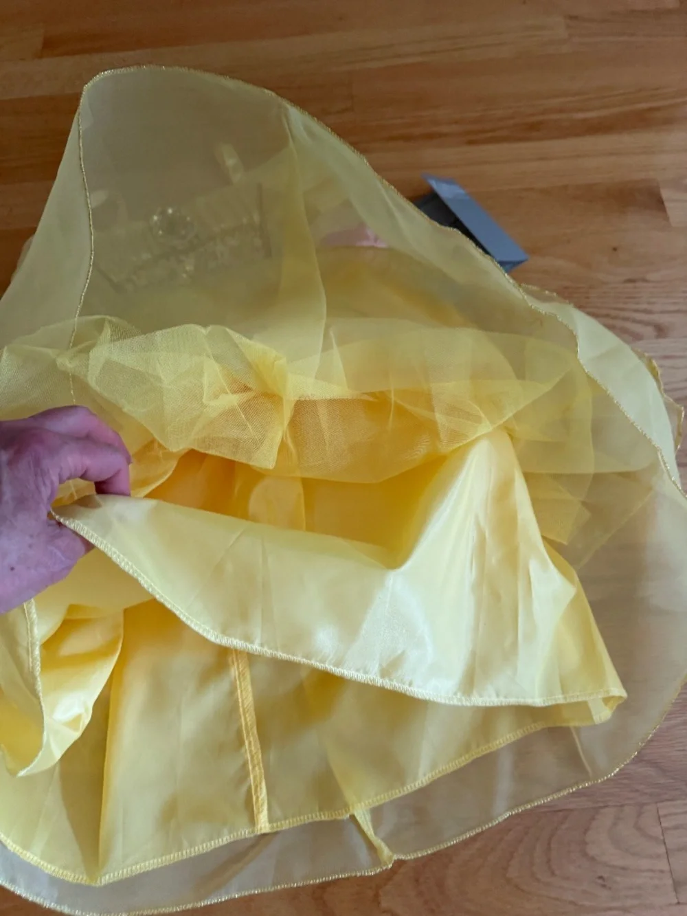 NWT Disney Beauty and the Beast Belle Princess Costume Size 3 year old Girl